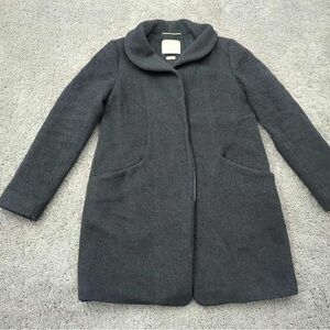 Wilfred Cocoon Coat - Charcoal Grey